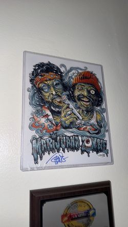 Cheech and Chong auto JSA CERTIFIED