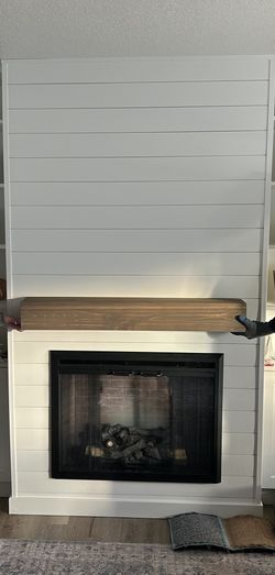 Wood Mantle 43 Inches Long X 5.5 Inches Wide X 6 Inches Deep