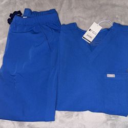 Figs Scrubs Men Top Size Medium And Pants Small Short
