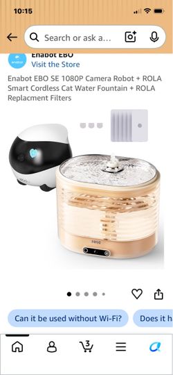 New smart pet water fountain $25
