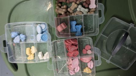 box with candle making supplies