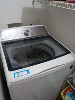 GE Profile Top Load Washing Machine and dryer