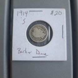 1914 Barber Dime.