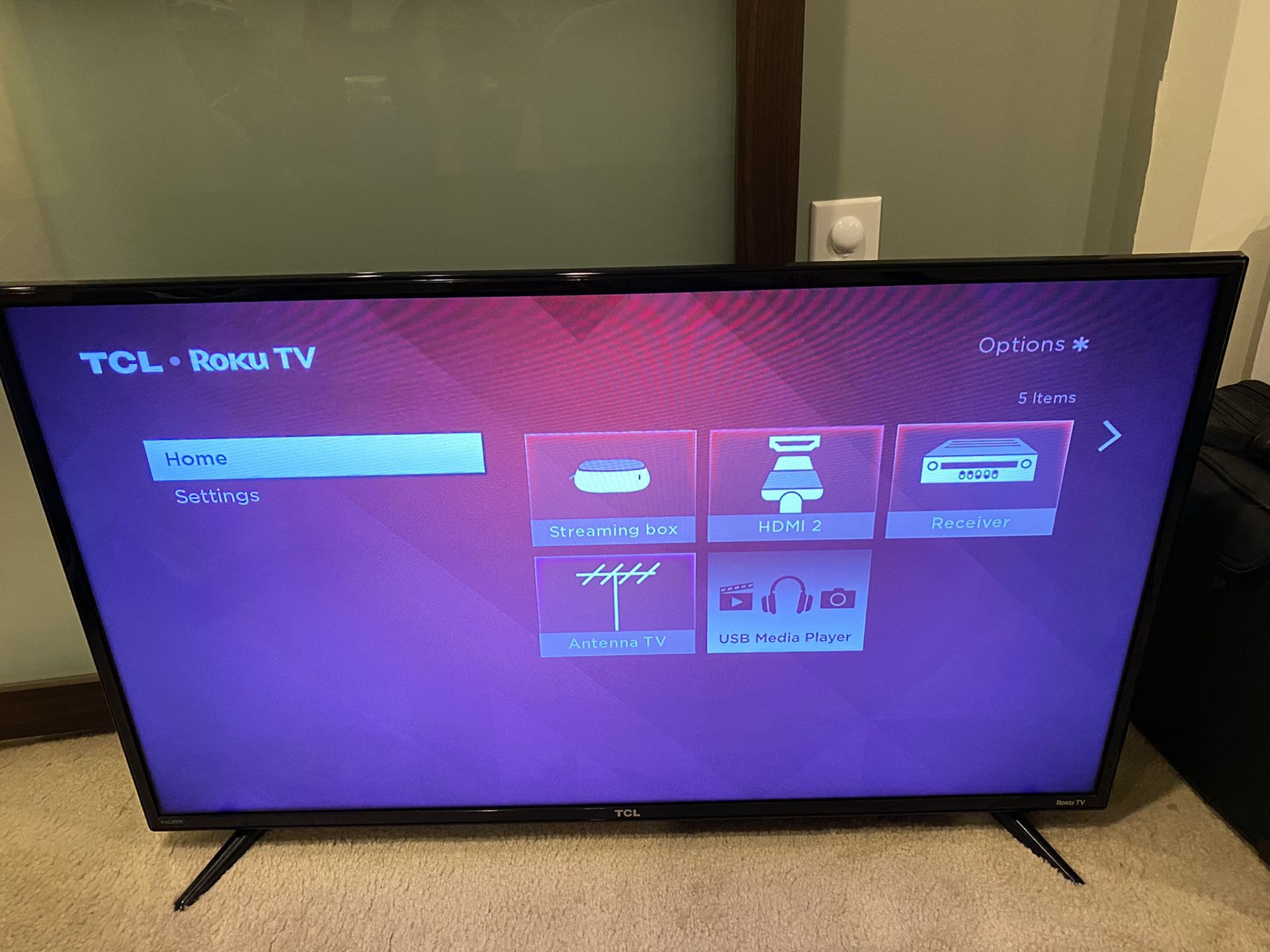 40” TCL flat screen smart function does not work