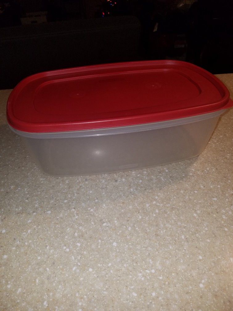 Rubbermaid Large Plastic Food Storage Container w/Lid