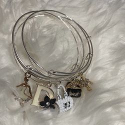 Blue & Silver Charm Set