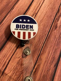 Biden badge reel