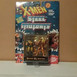 X-Men Steel Mutants Wolverine VS. Sabretooth