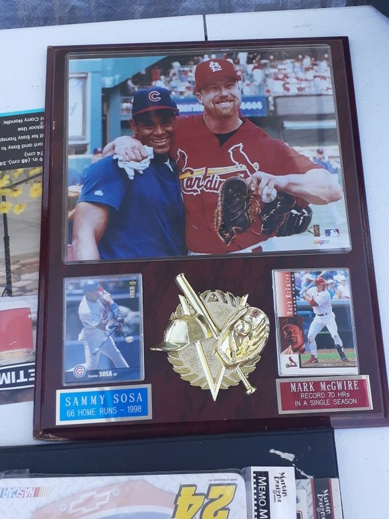 Mark McGwire Sammy Sosa Collectible Plaque