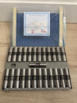 Deltronic TP25 Class X Pin Gage Set .9(contact info removed)-.9242 25 Pc .0001 Steps