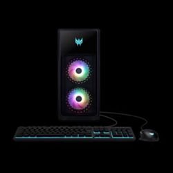 Acer - Predator Orion Gaming Desktop, Intel Core i7-1470OF - 32GB RAM - NVIDIA GeForce RTX 4070 SUPER - 1TB SSD - Black