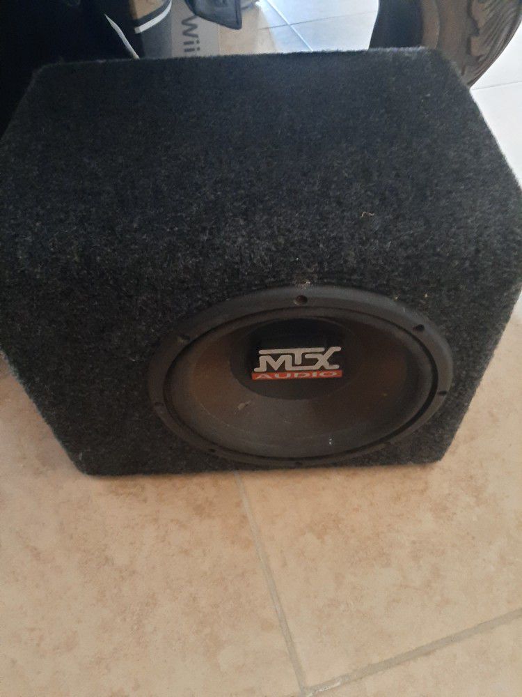 MTX Bass Speaker 10 Inch Subwoofer Car Audio