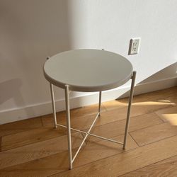 IKEA white side table