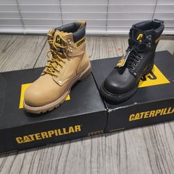CATERPILLA work Boots Honey Color and black color  Size 9 Only available 