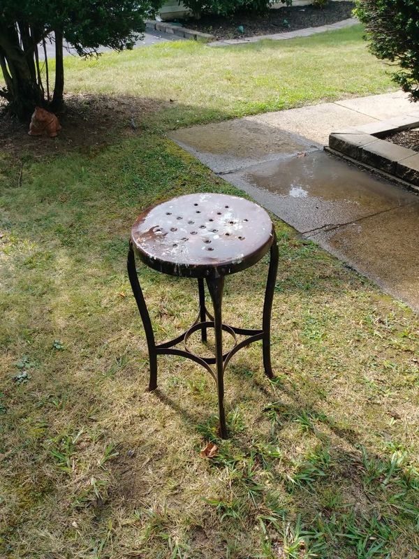 Vintage Metal Chair Or Planters Stool For In Willow Grove Pa Vintage Metal Chair Or Planters Stool For In Willow Grove Pa Offerup