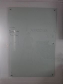 Glass white board