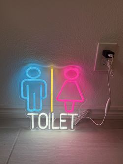Toilet Neon LED Sign