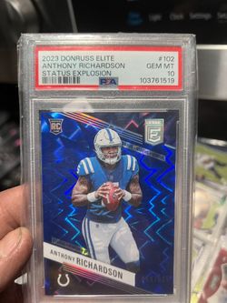 2023 Donnie’s Elite Anthony Richardson Status Explosion PSA Gem Mt 10