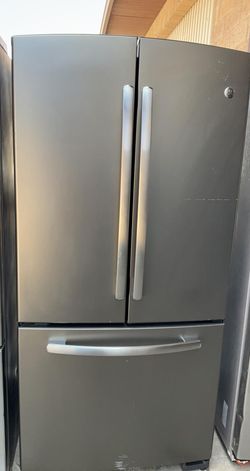 GE 3 Door Stainless Steel Refrigerator
