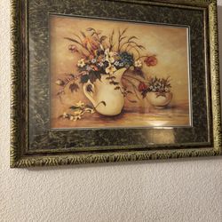 Beautiful Framed Picture Wall Decoration By Global Art Vertical Length:25 Inches Height:30 W