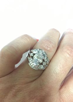 925 Sterling Silver CZ Ring