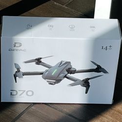 Brand New  DEERC Drone with Camera, D70 Drones with Camera for Adults 1080P HD