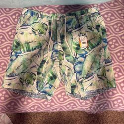 NEW UNUSED Robert Graham Swim Trunks size 36