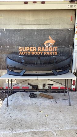 2016 Civic Bumper Front AFTERMARKET 🐰👍🏼 2018