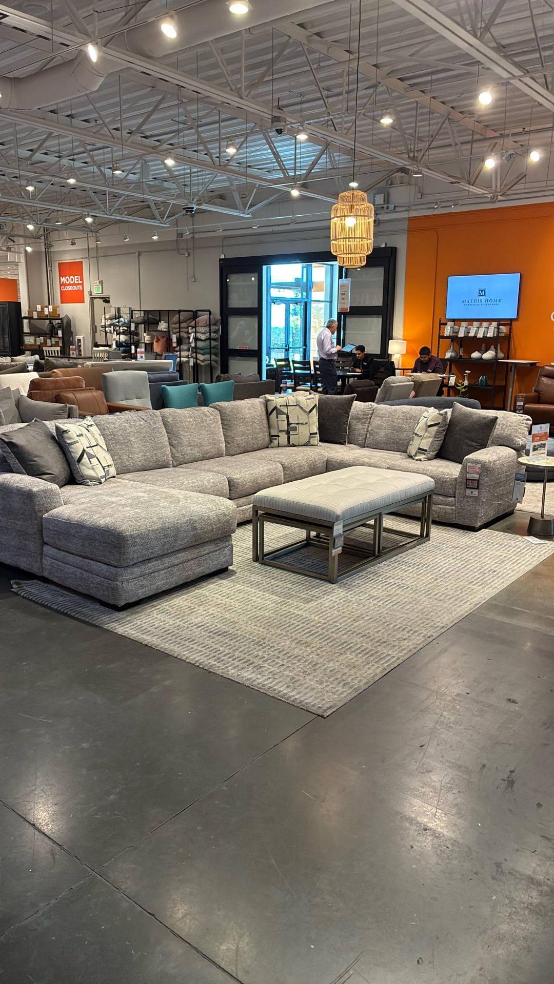 Large Sectional couch Fabric