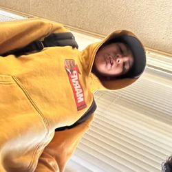 Yellow marvel Chocolate Hoodie 