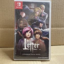 Nintendo Switch Game The Letter A Horror Visual Novel 