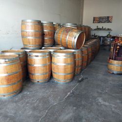 Full Size Wine Barrels 
