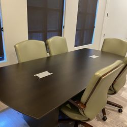 Conference Table With 6 Chairs