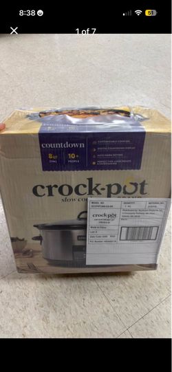 Crock-Pot 8 Qt Countdown Slow Cooker