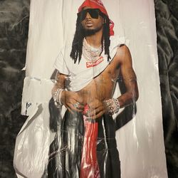Supreme x Playboi Carti Wheatpaste Poster Los Angeles Promo Opium Cactus Jack