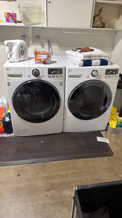 LG Front-Load Washer and Dryer Set