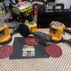 TFC CORDLESS ORBITAL SANDER ( Tool Only $59 Each. ( Compatible With 20V Dewalt Batteries )