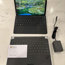 Microsoft Surface Go 2 LTE Tablet Laptop  Windows 11  8GB of RAM  256GB HDD Includes a Second Brand New Keyboard  And Charger