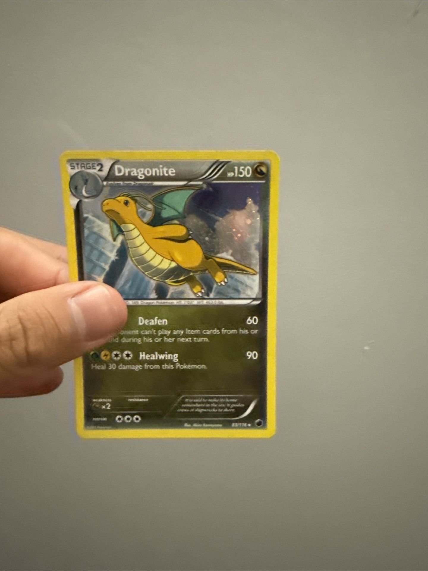 Pokemon (Dragonite) Card