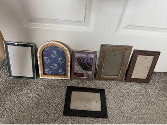 6 photo frames, all for $3