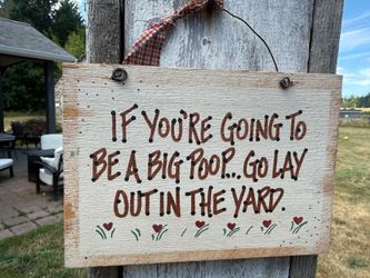 Small sign