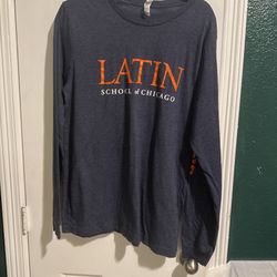 Bella Canvas Navy Blue Shirt And Hoodie 