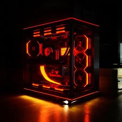 🦊 FOX 62 🦊 TOP OF THE LINE GAMING | PROFESSIONAL |PC | COMPUTER | RIG | DESKTOP | AMD RYZEN 9-9900X | NVIDIA RTX  5090 | 64 GB DDR5 RAM | 2TB SSD.