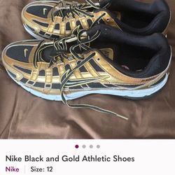 Nike Black and Gold 