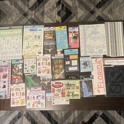 Scrapbooking Stickers, $10 Total 