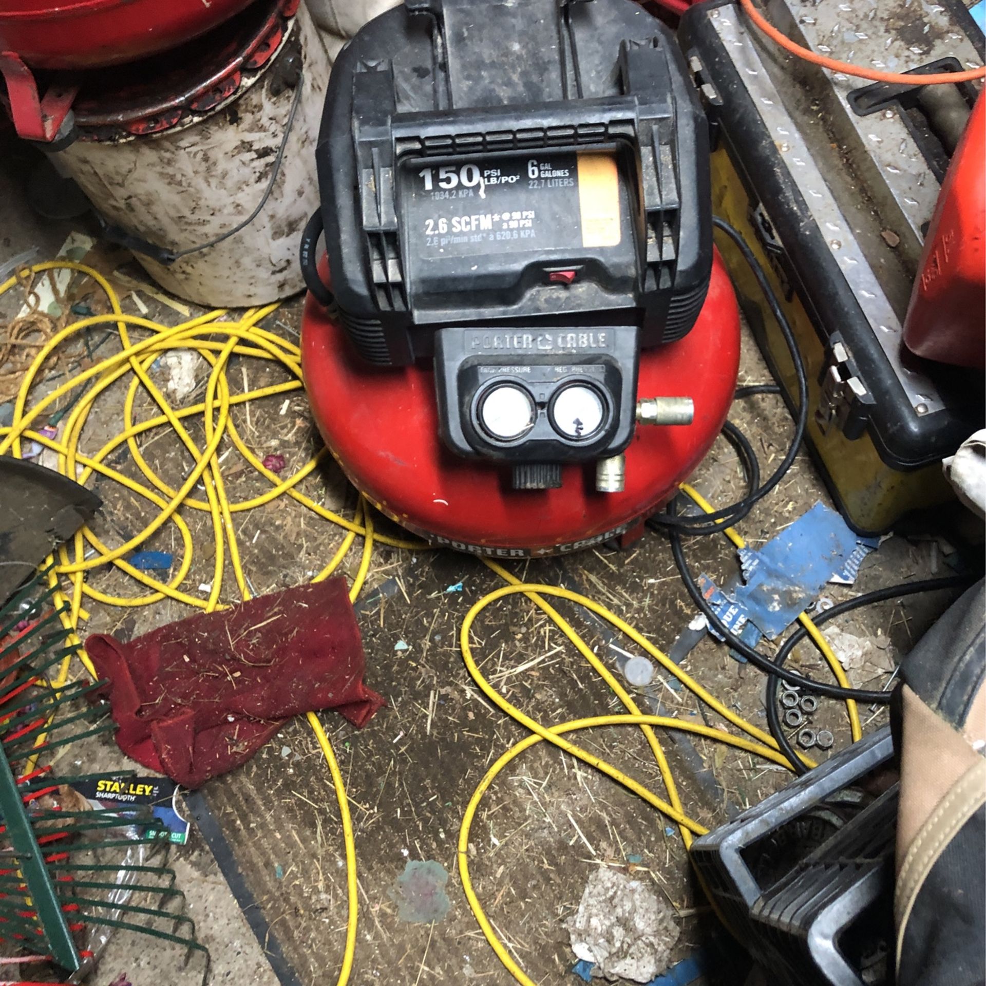 Porter Cable 6 Gallon Compressor 150 Psi