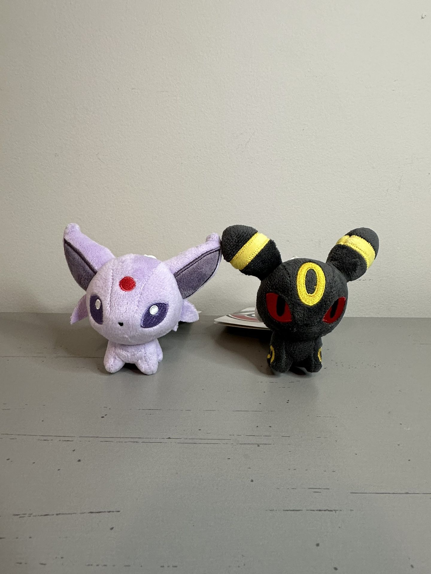 Pokemon Center Umbreon & Espeon Plush Keychain