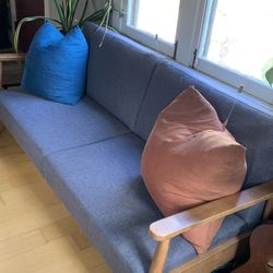 Avenue Greene Tinley Mid-Century Upholstered Futon
