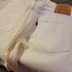 Levis 501 White 