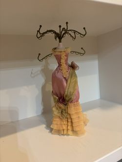 Doll Mannequin Jewelry Holder- Victorian Style